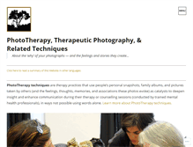 Tablet Screenshot of phototherapy-centre.com